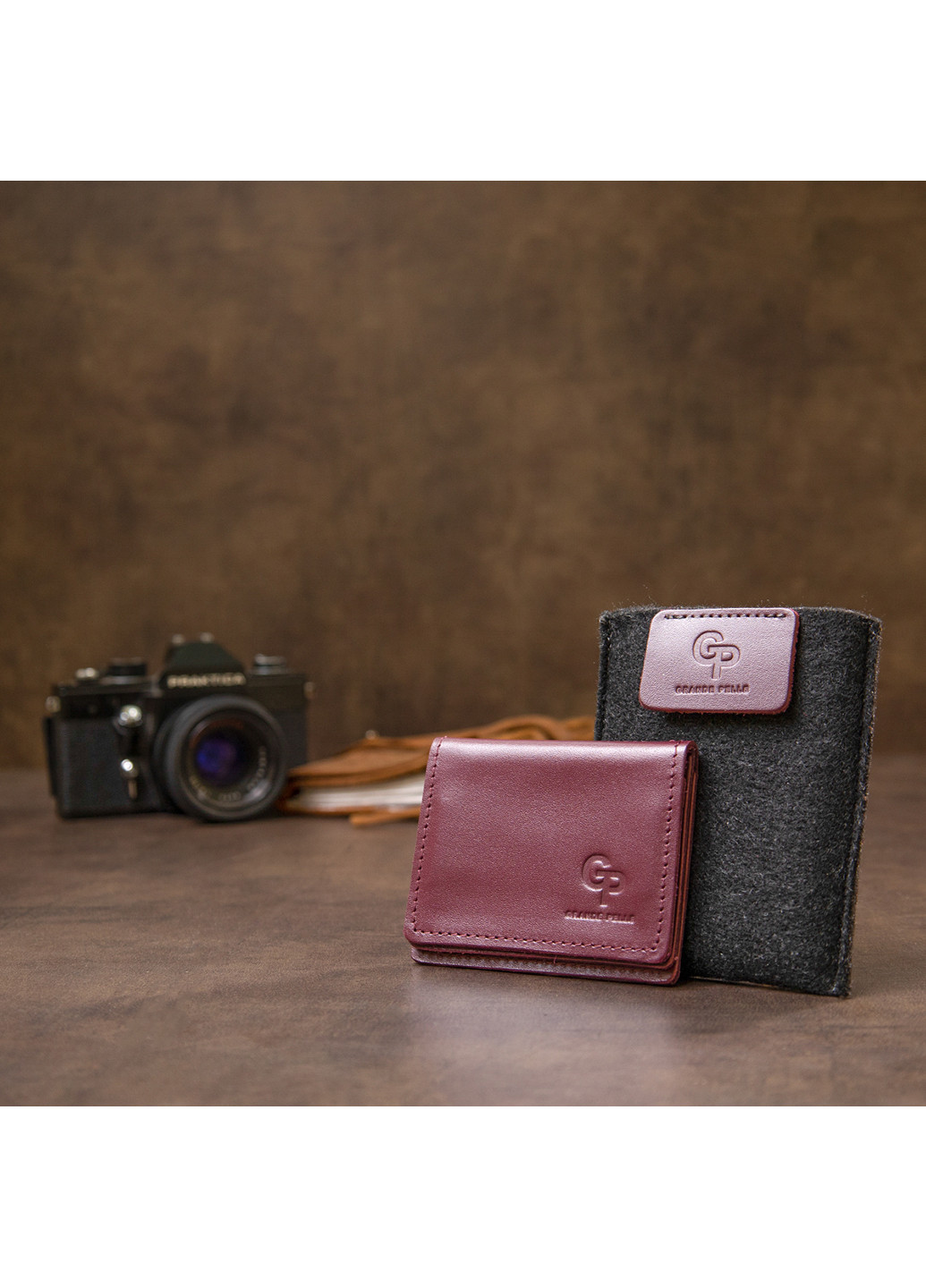 Шкіряна обкладинка для документів 10х8х1 см Grande Pelle (252416339)