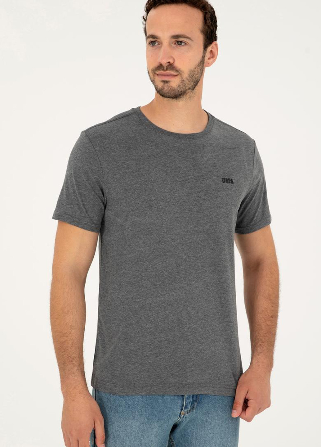 Сіра футболка U.S. Polo Assn.