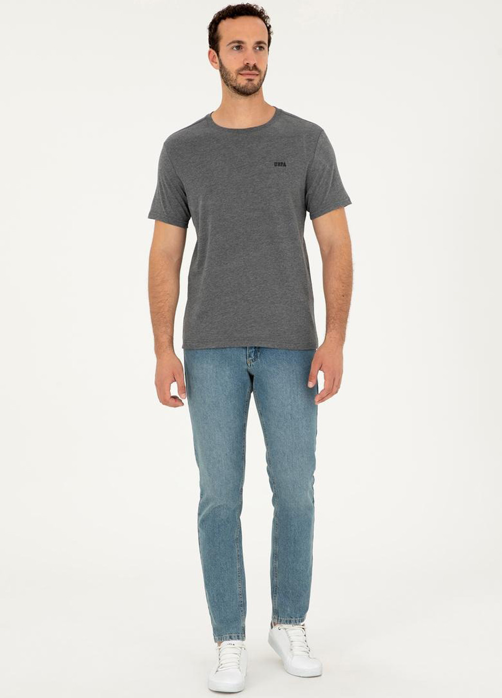 Сіра футболка U.S. Polo Assn.