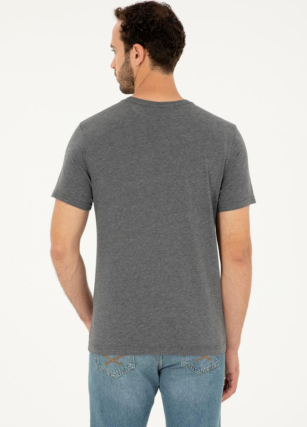 Сіра футболка U.S. Polo Assn.