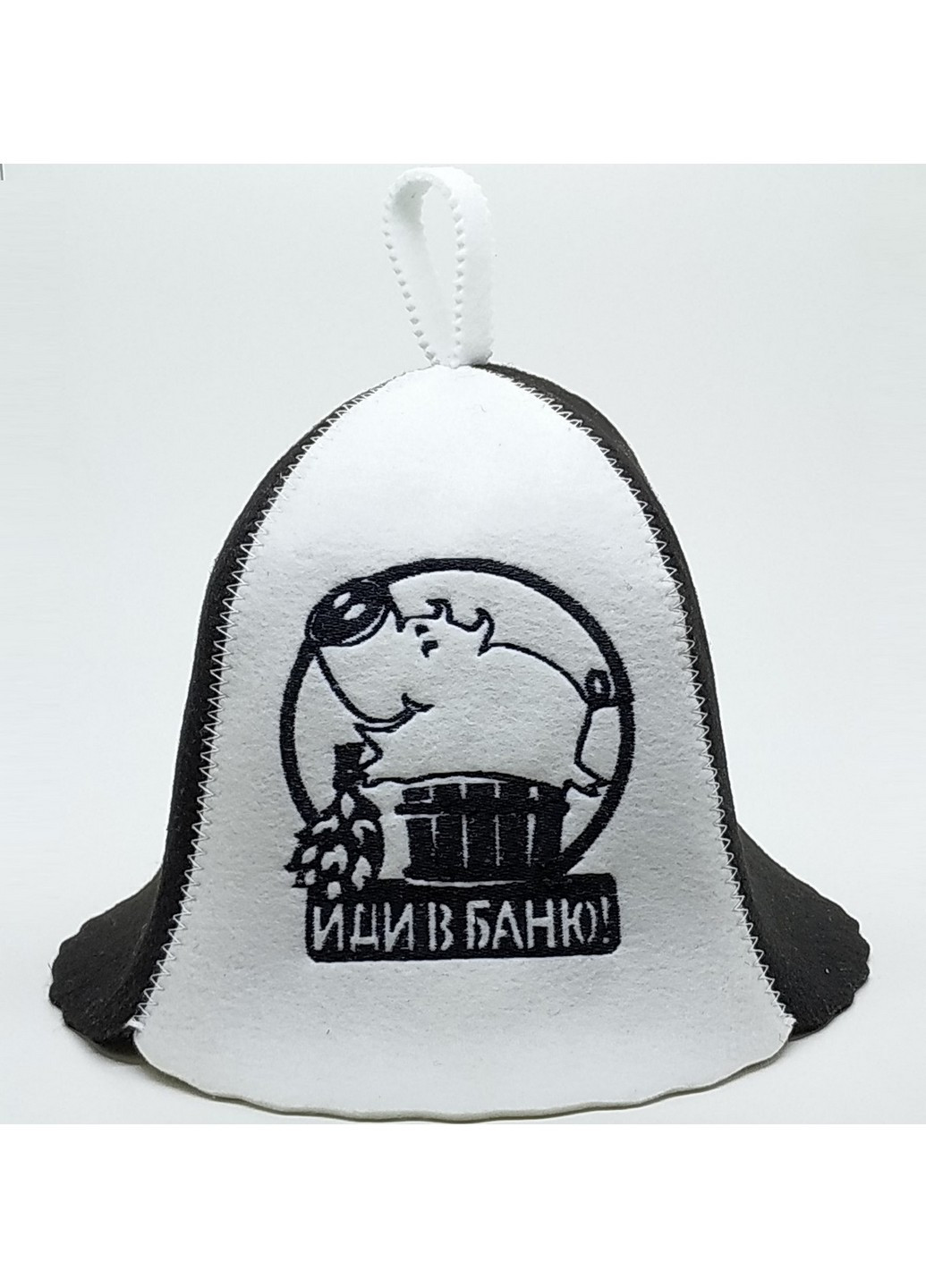 Шапка для сауны "Иди в баню" Универсальный Luxyart (254456292)