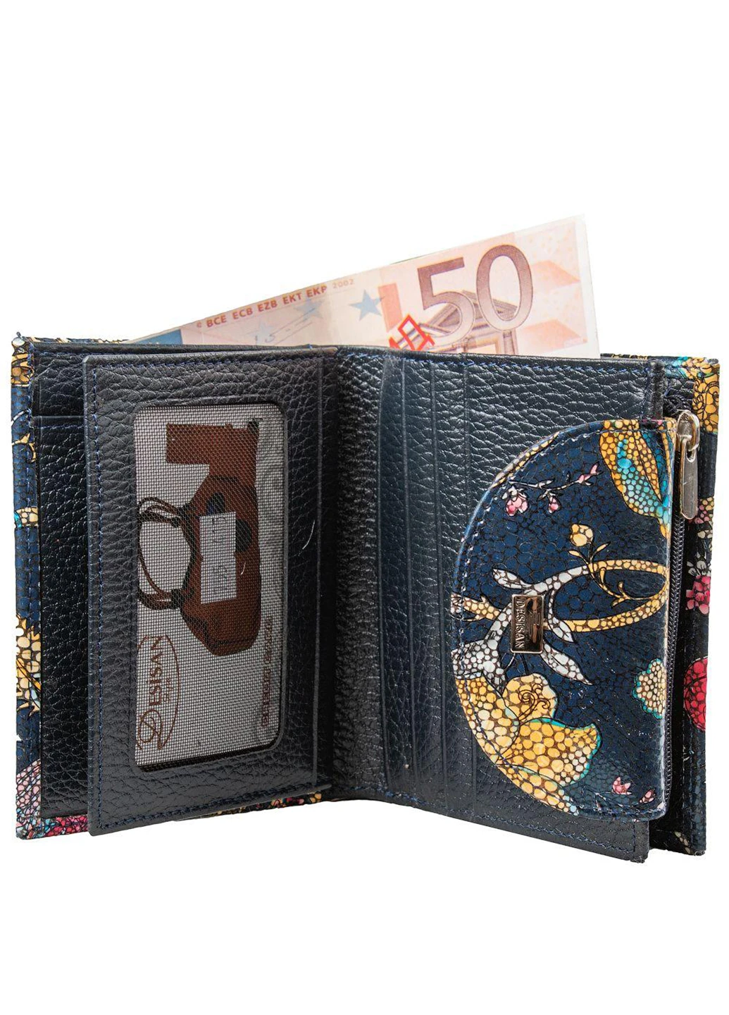 Женский кожаный кошелек 9,5х12х3 см Desisan (232989608)