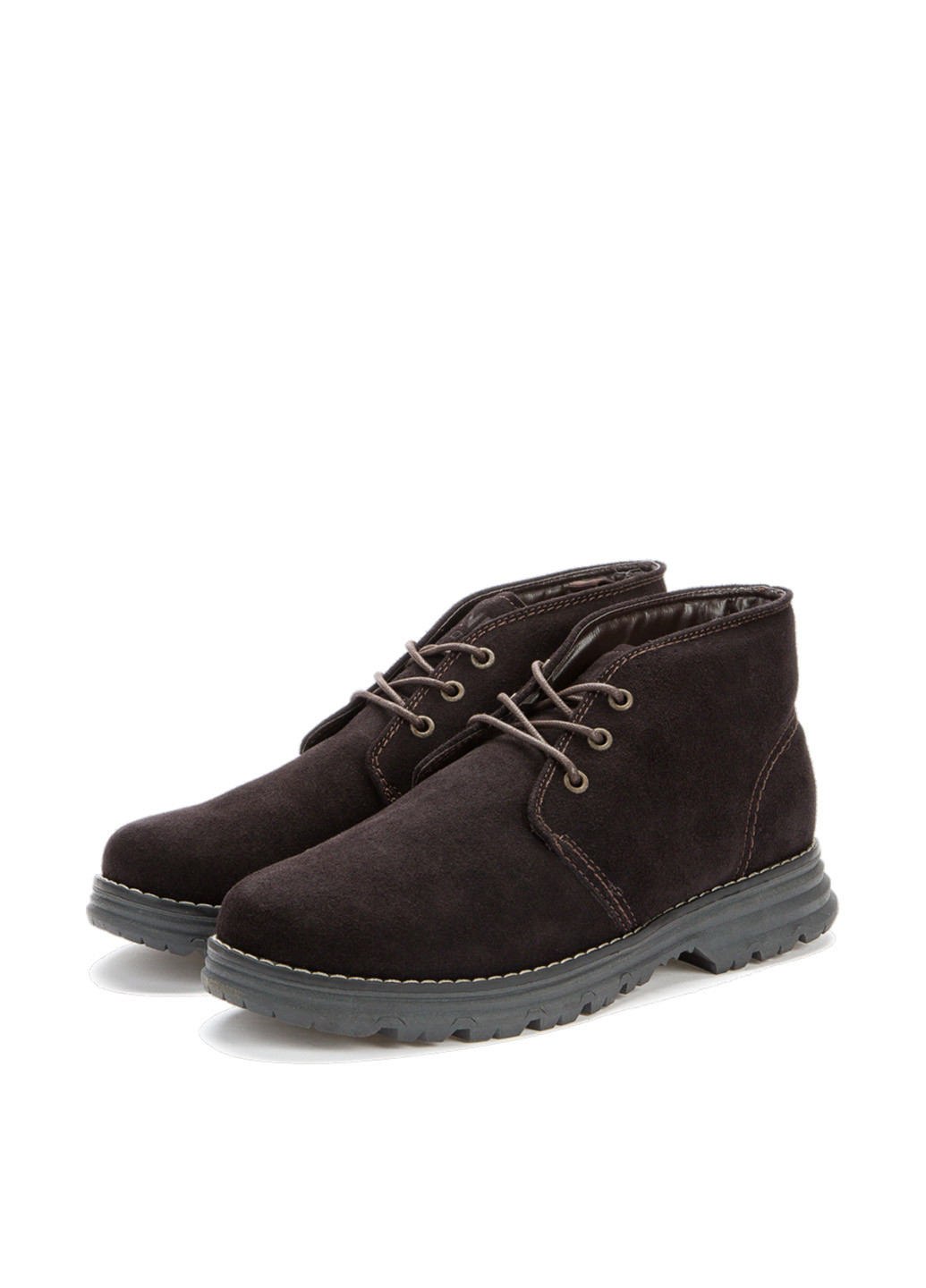 Темно-коричневые зимние ботинки Crosby