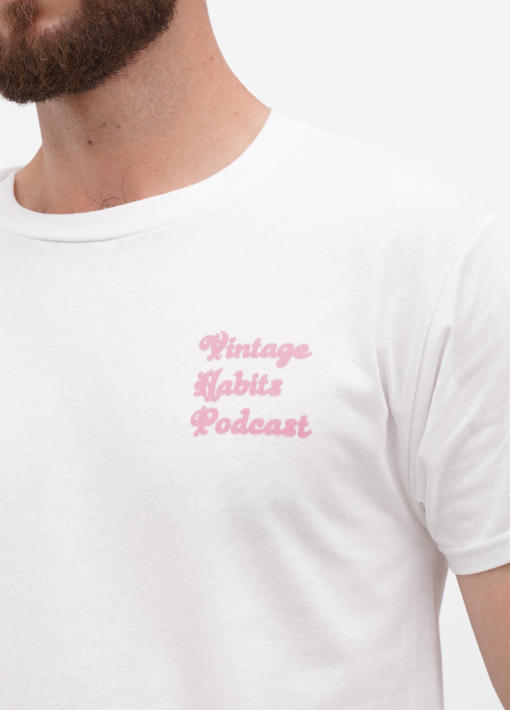 Белая футболка Hanes