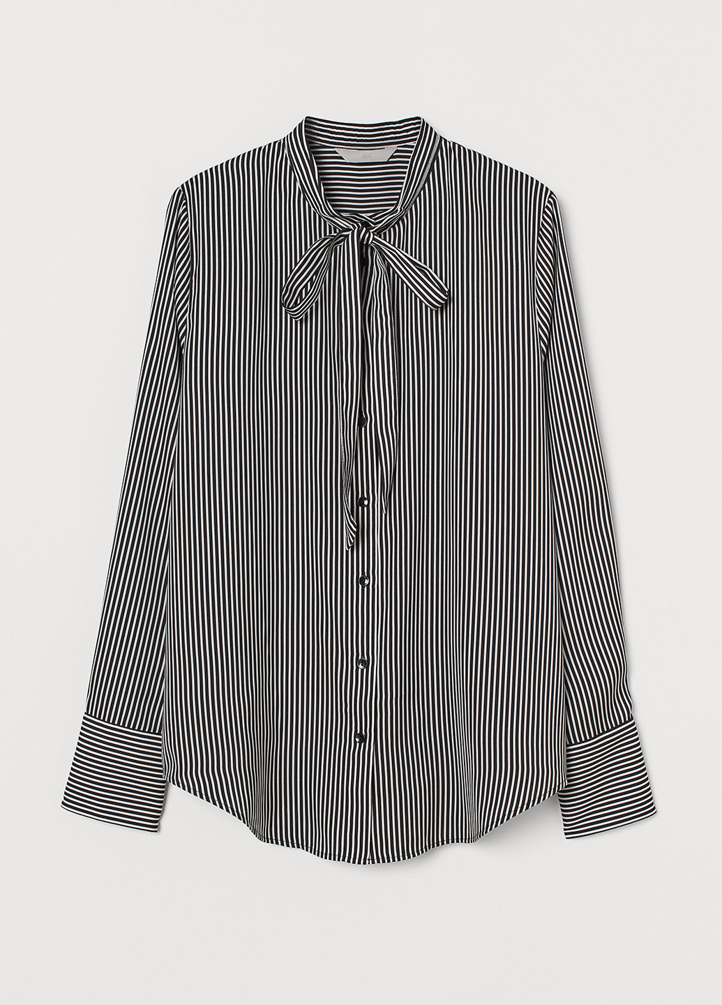 Чорно-біла блуза H&M