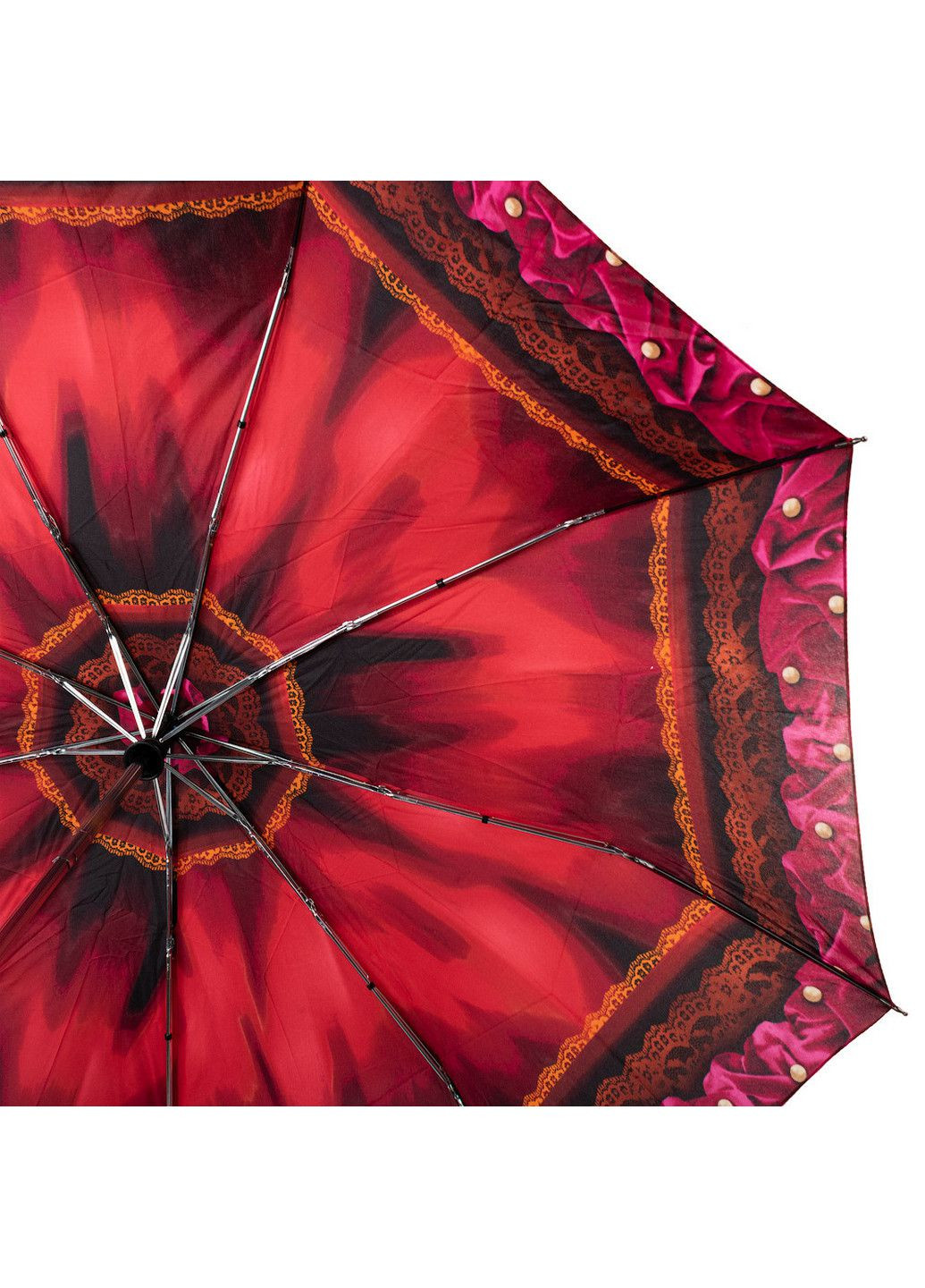 Бордова складний парасолька повний автомат 104 см Airton (197761738)