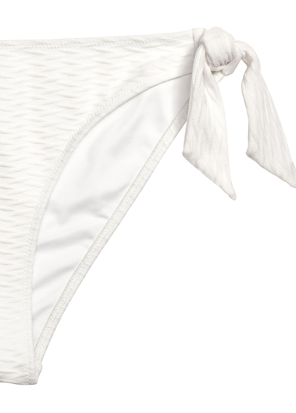 Белые купальные трусики фактурные H&M