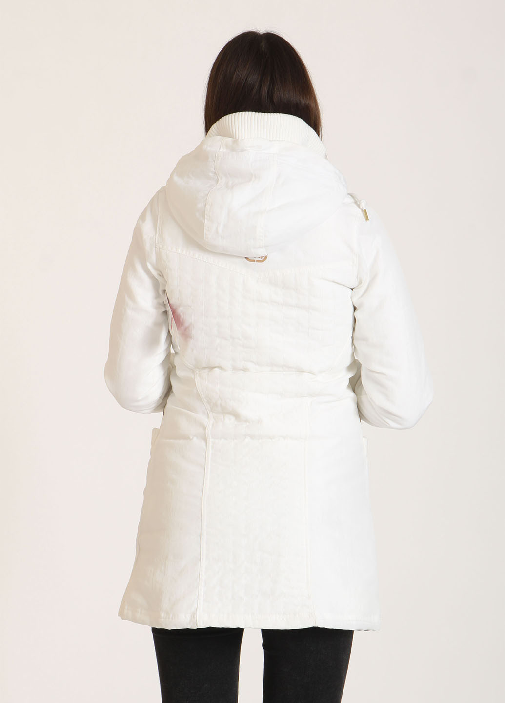 Белая демисезонная куртка Eckored