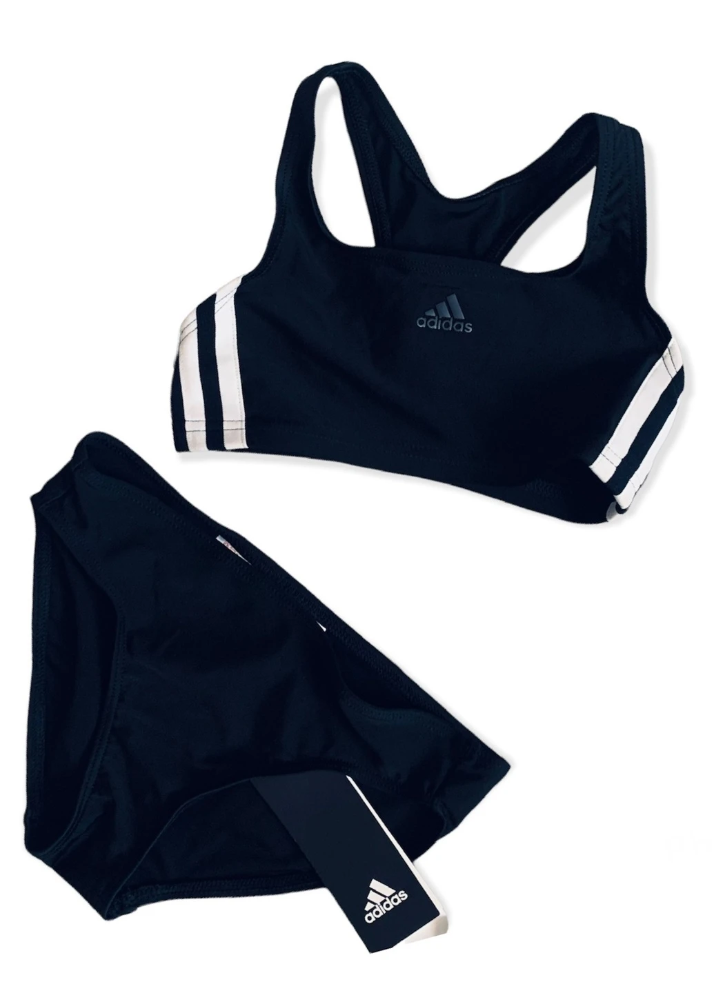 Черный купальник adidas