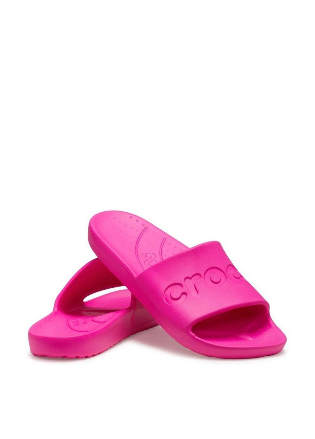 Розовые шлепанцы Crocs