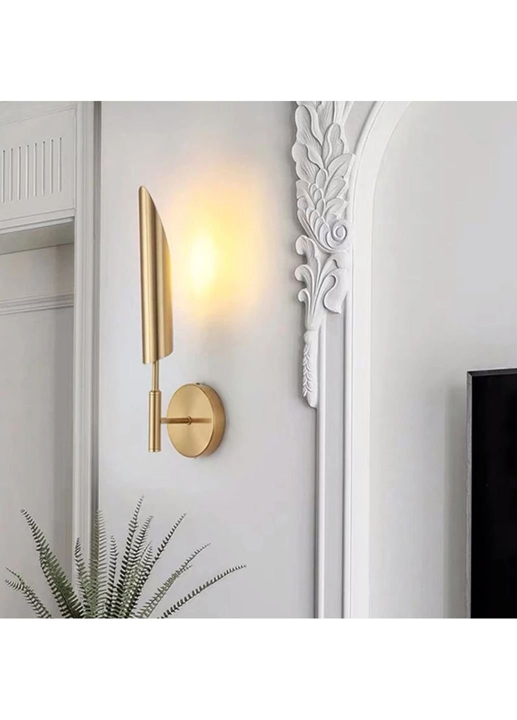 Бра настінне W1825-k Золото 42х10х12 см. Sunnysky (253542657)