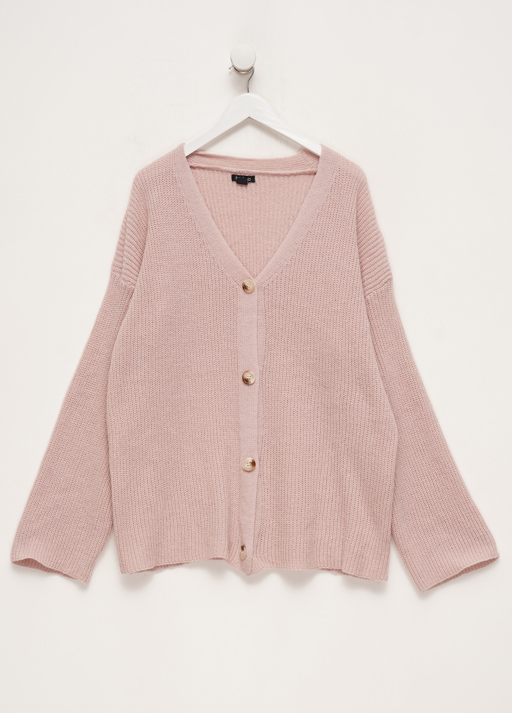 Пудровый демисезонный кардиган Boohoo