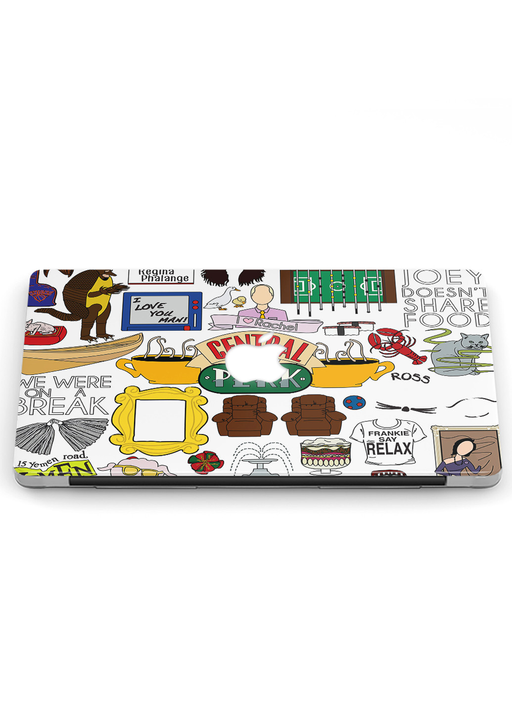 Чехол пластиковый для Apple MacBook Pro Retina 15 A1398 Друзья (Friends) (6353-1681) MobiPrint (218539330)