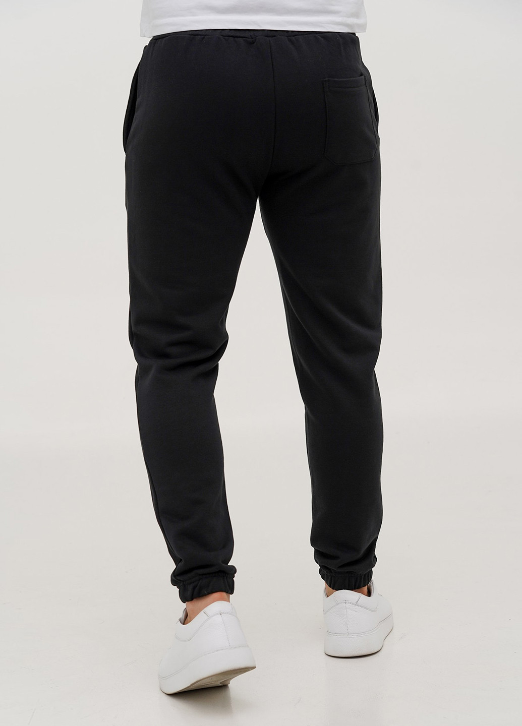 Черные кэжуал, спортивные демисезонные джоггеры брюки Trend Collection