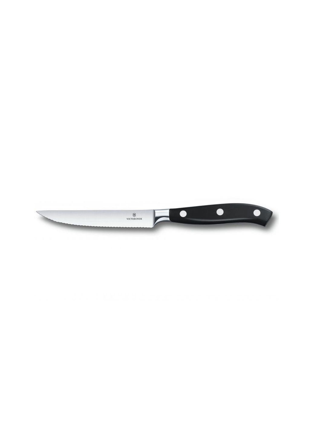 Кухонный нож Grand Maitre TomatoSteak 12 см Serrated Black (7.7203.12WG) Victorinox (254068596)