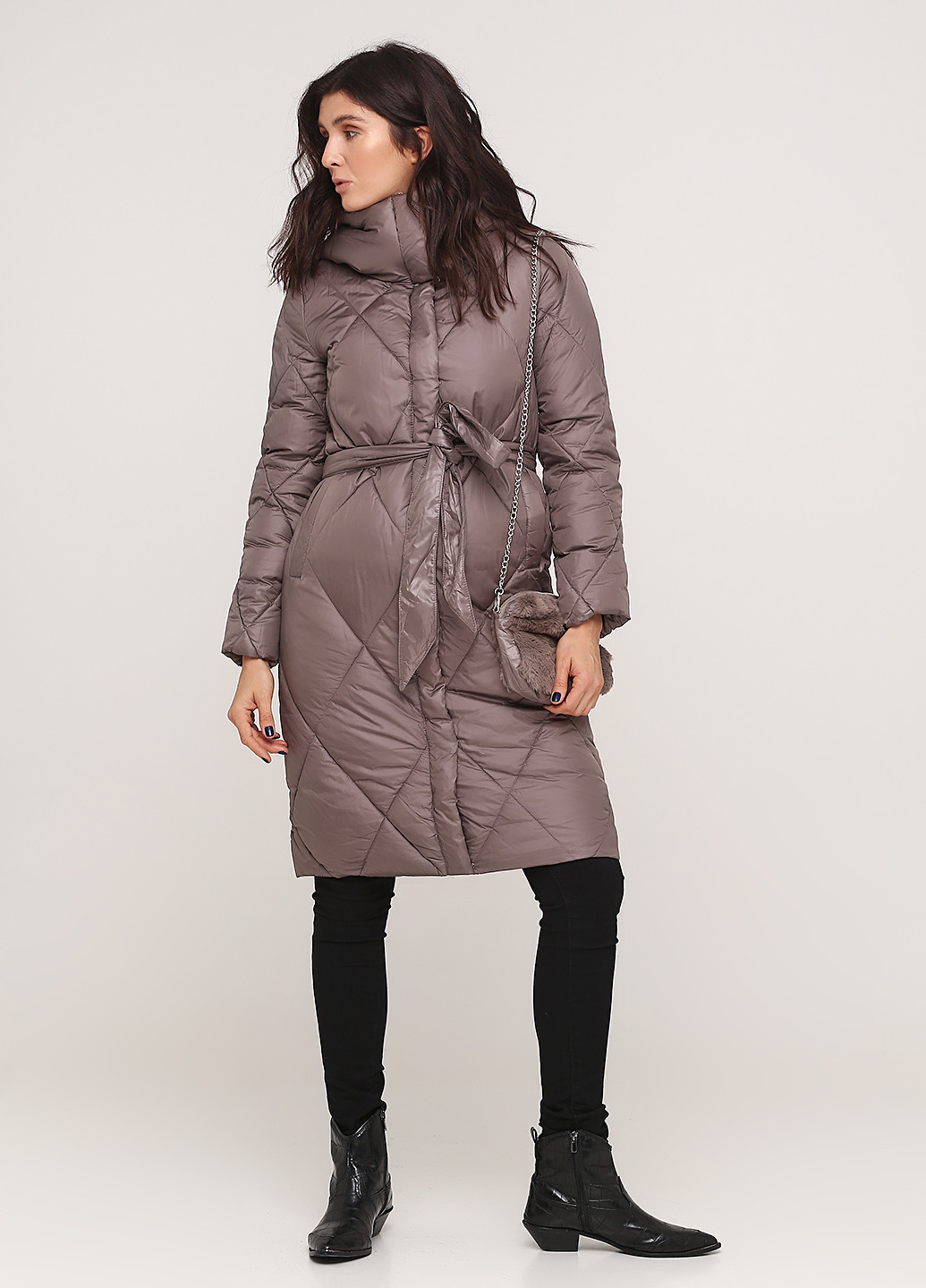 Кавова зимня куртка Snow&Passion