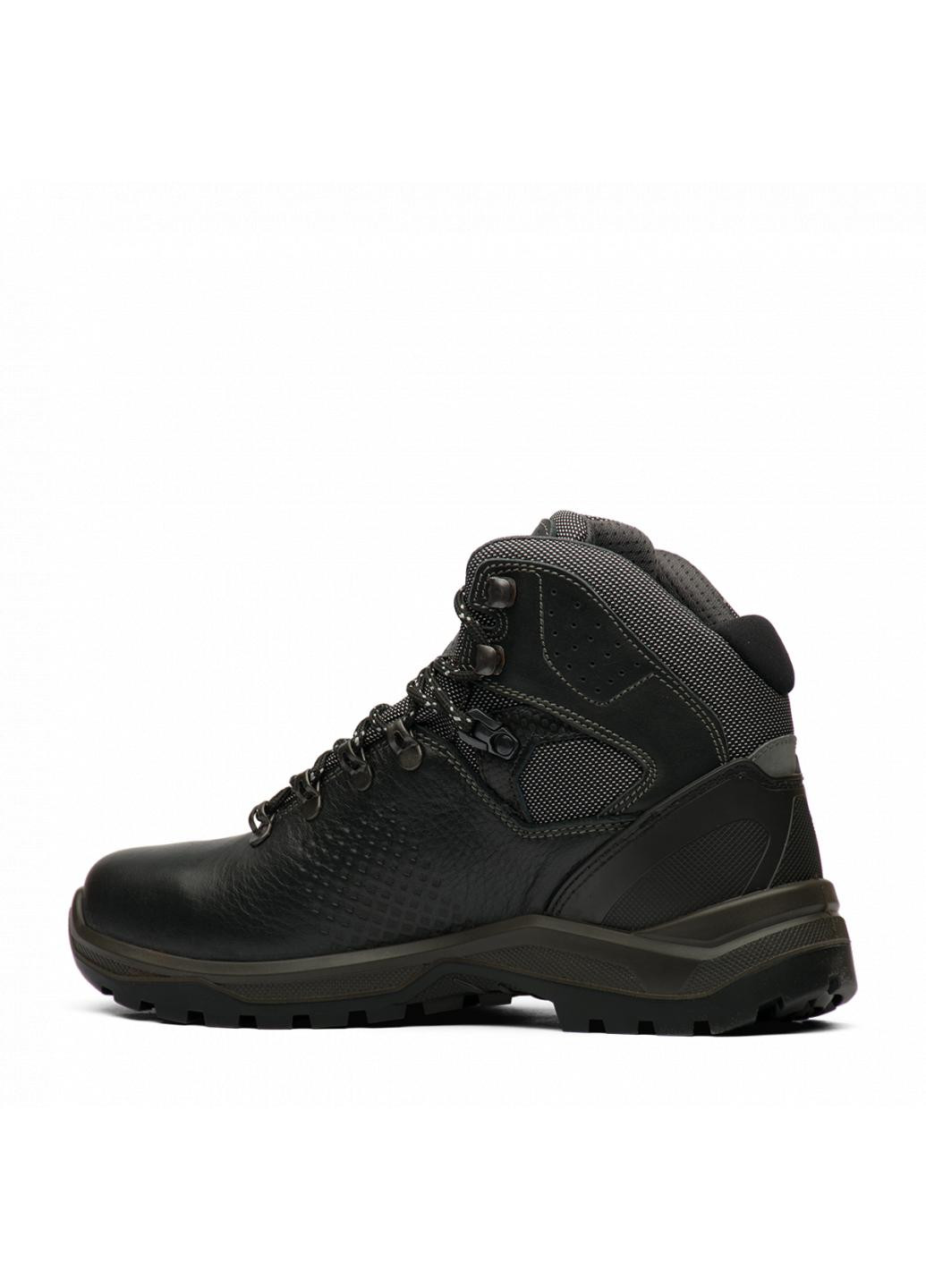 Черные зимние кожаные ботинки 14405-o44 Grisport