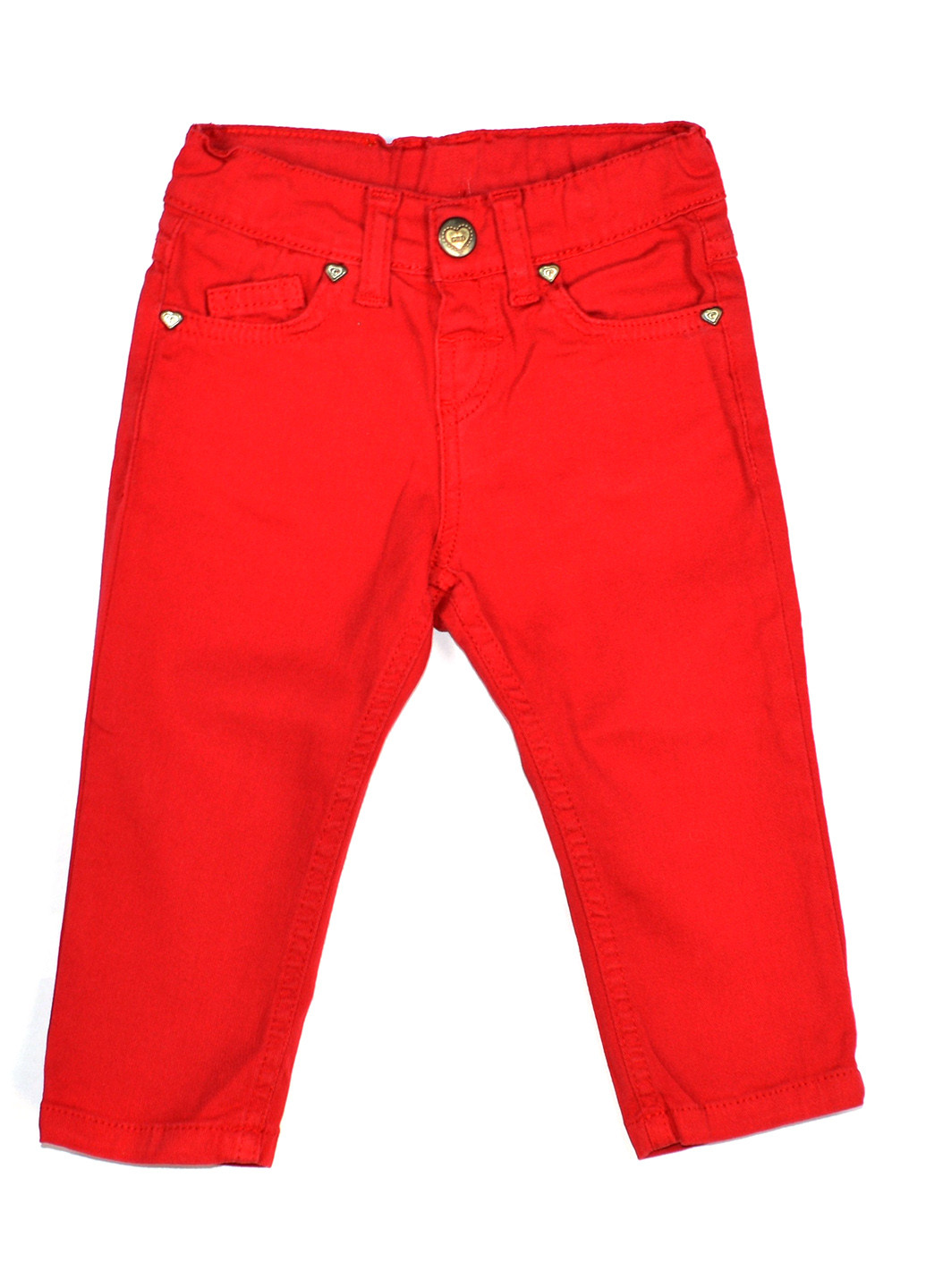 Красные кэжуал летние зауженные брюки Girandola