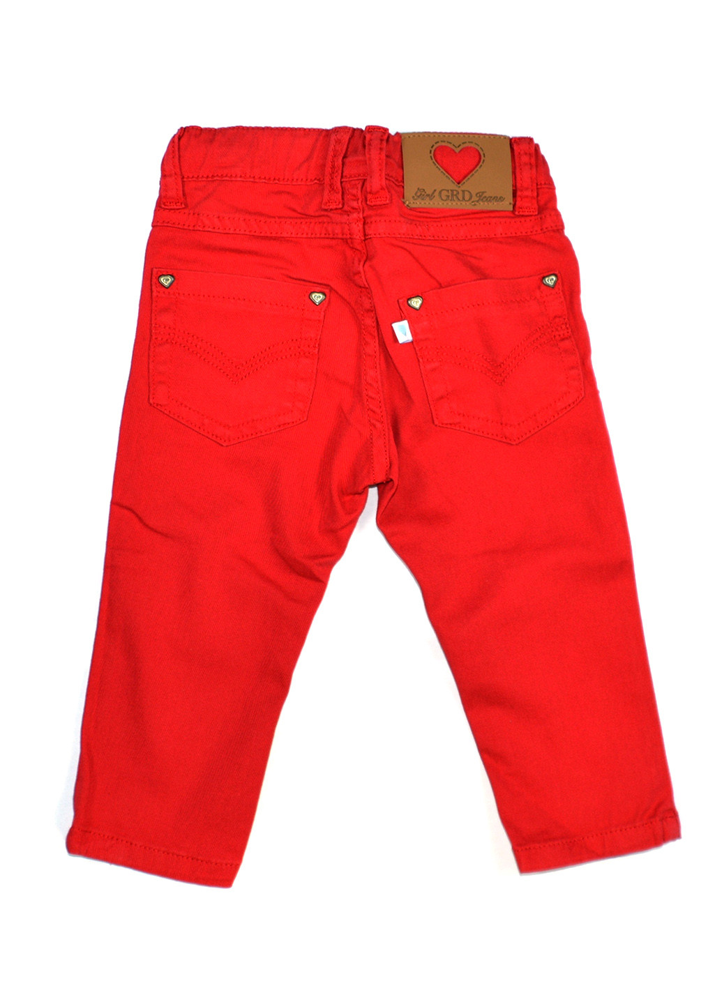 Красные кэжуал летние зауженные брюки Girandola