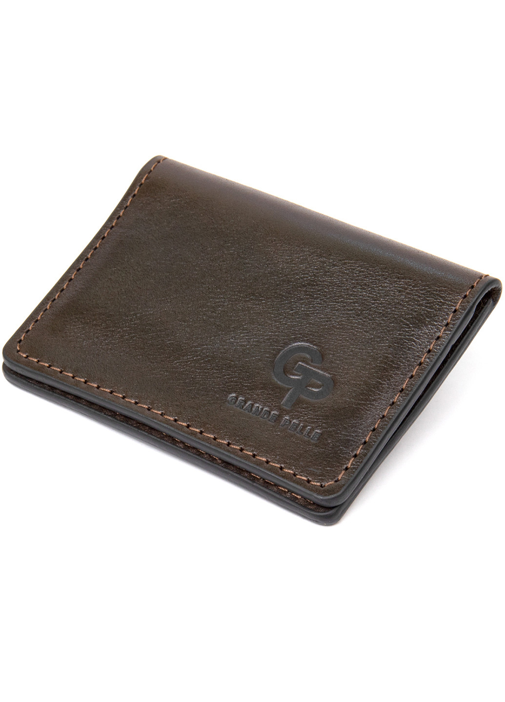 Кожаная визитница 10х7х1 см Grande Pelle (252416453)