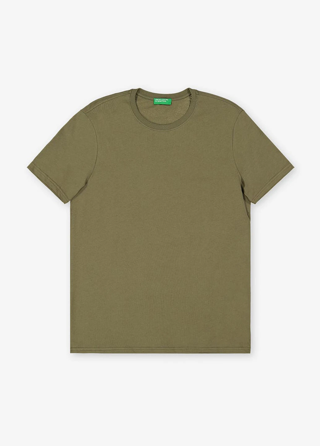 Оливковая футболка United Colors of Benetton