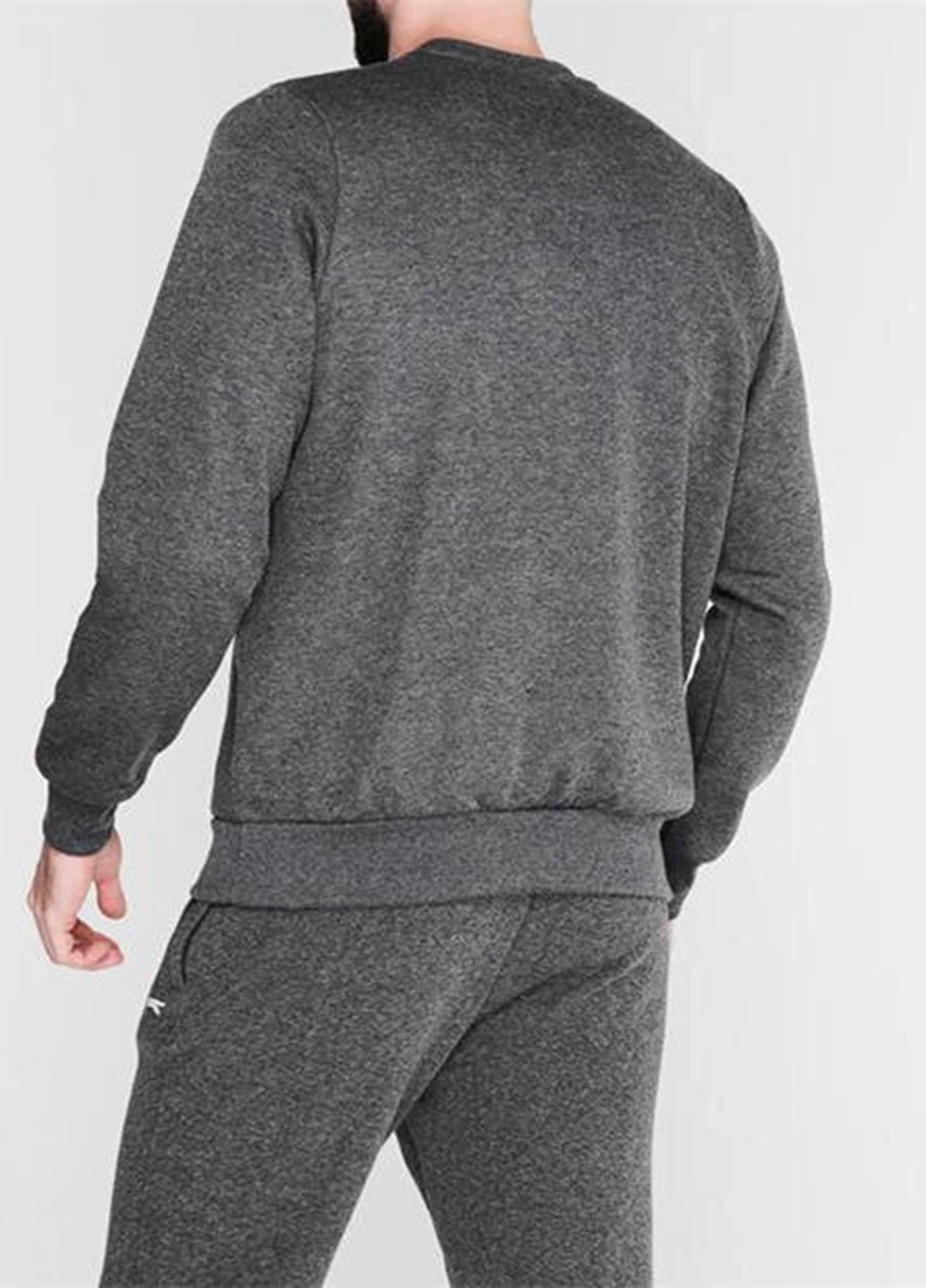 Темно-сірий світшот Slazenger меланж без декору (212351838)