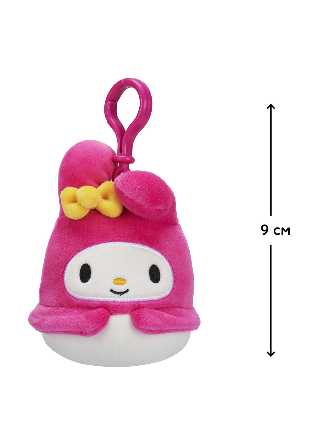 М'яка іграшка на кліпсі серії Хеллоу Кітті Моя Мелоді, 9 см Squishmallows (301865087)