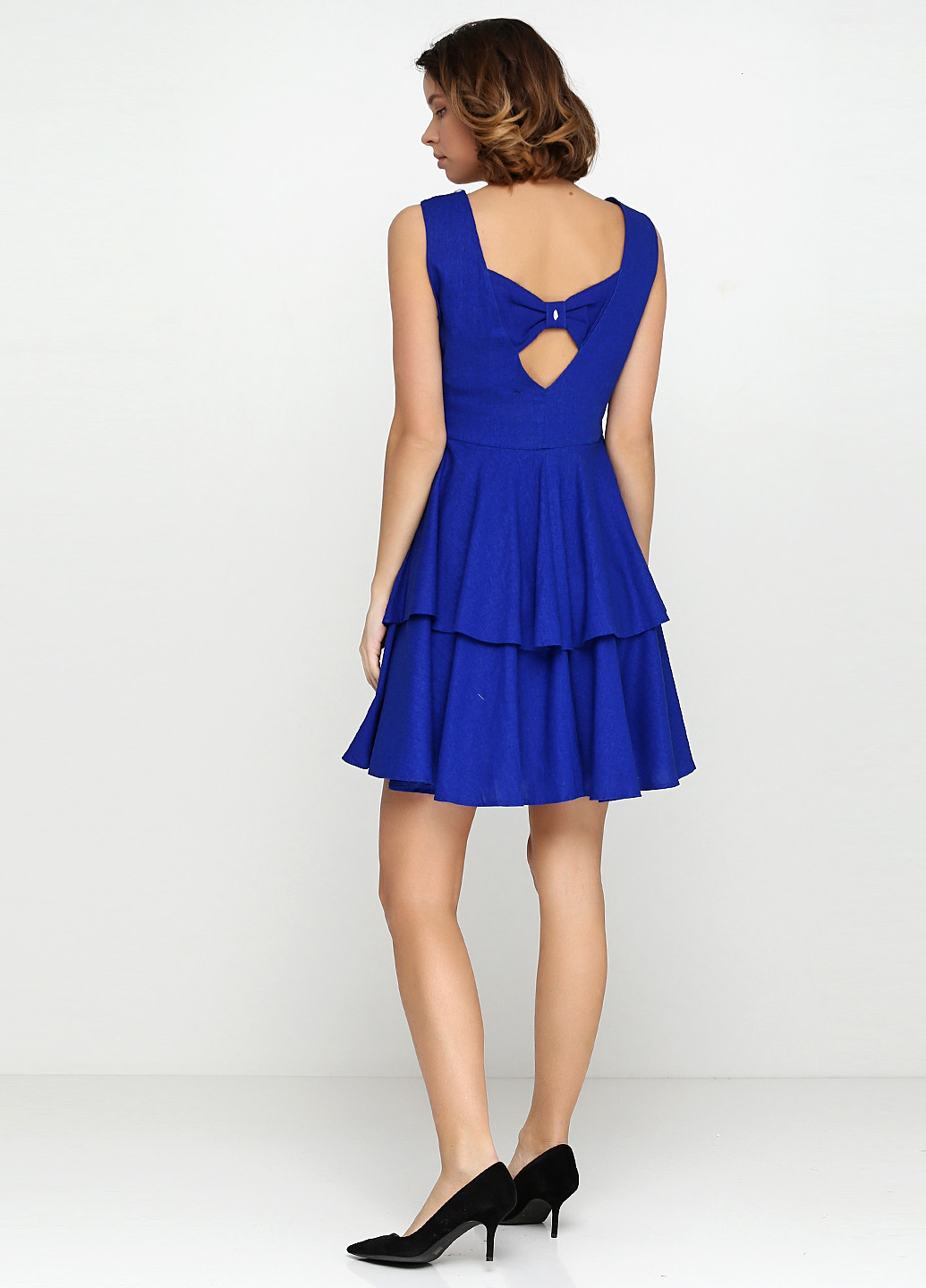 Синее кэжуал платье Sonetti однотонное
