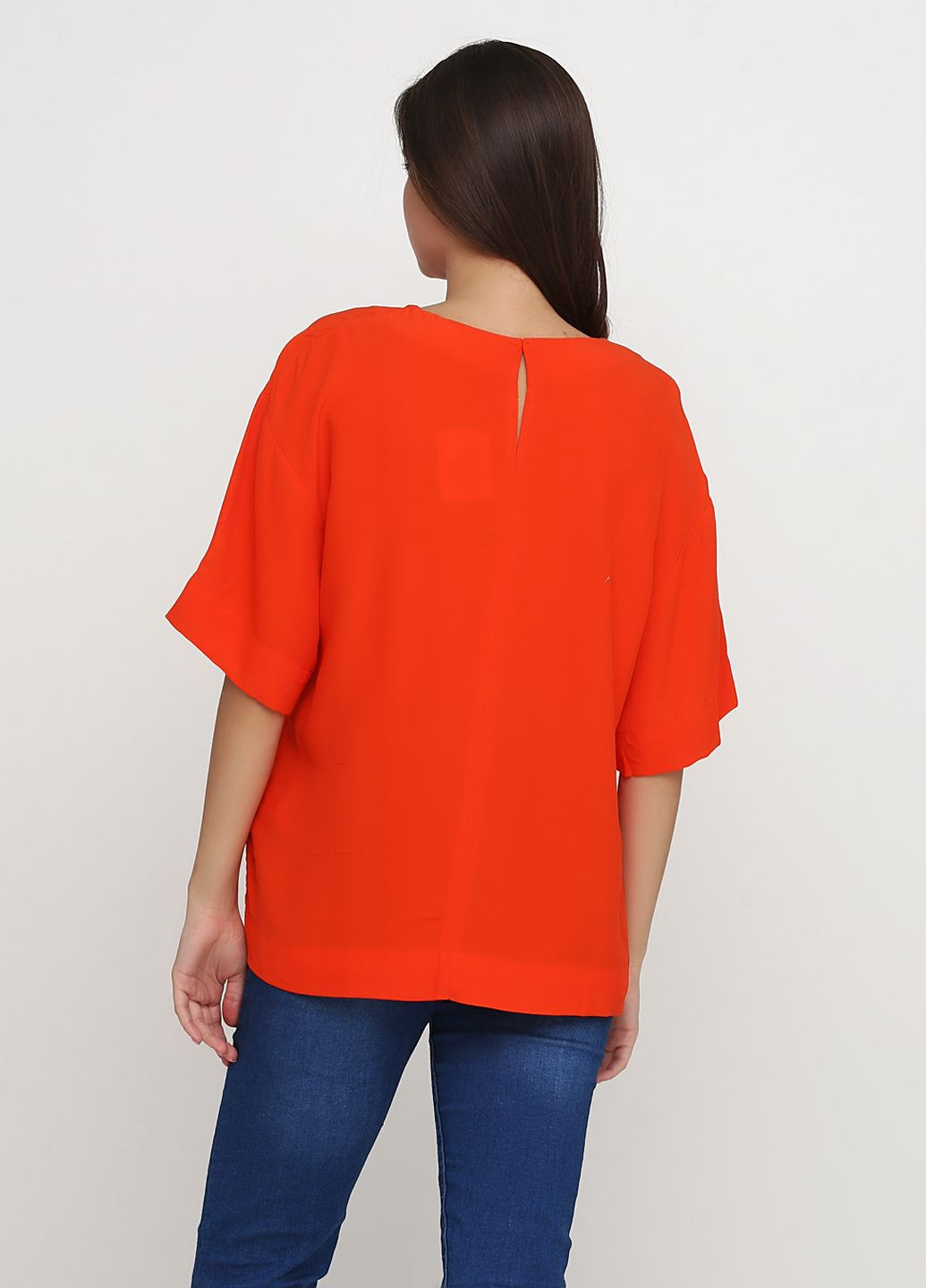 Оранжевая летняя блуза MSCH