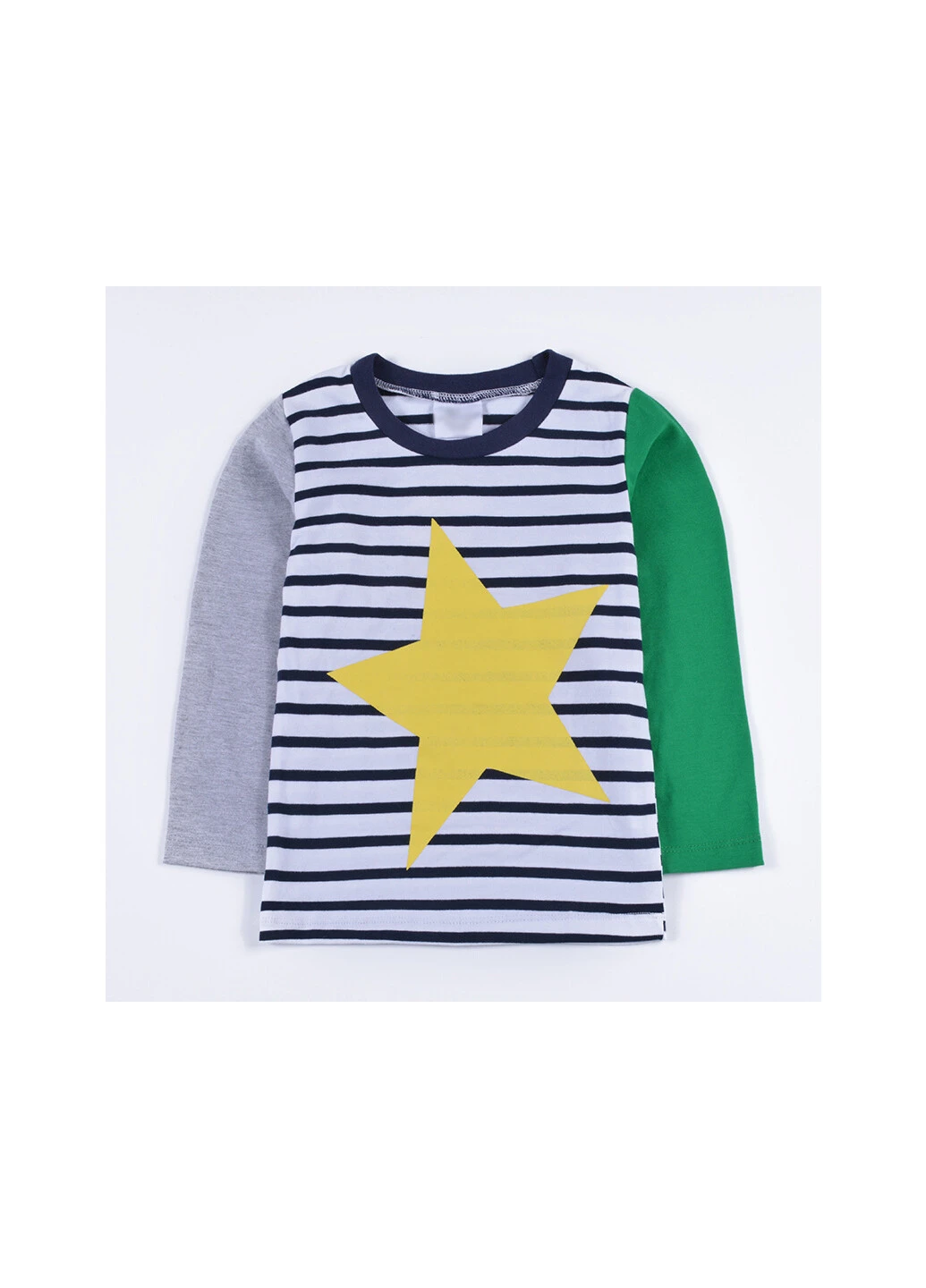 Лонгслів дитячий у смужку Yellow star Berni kids 56025 (248605981)