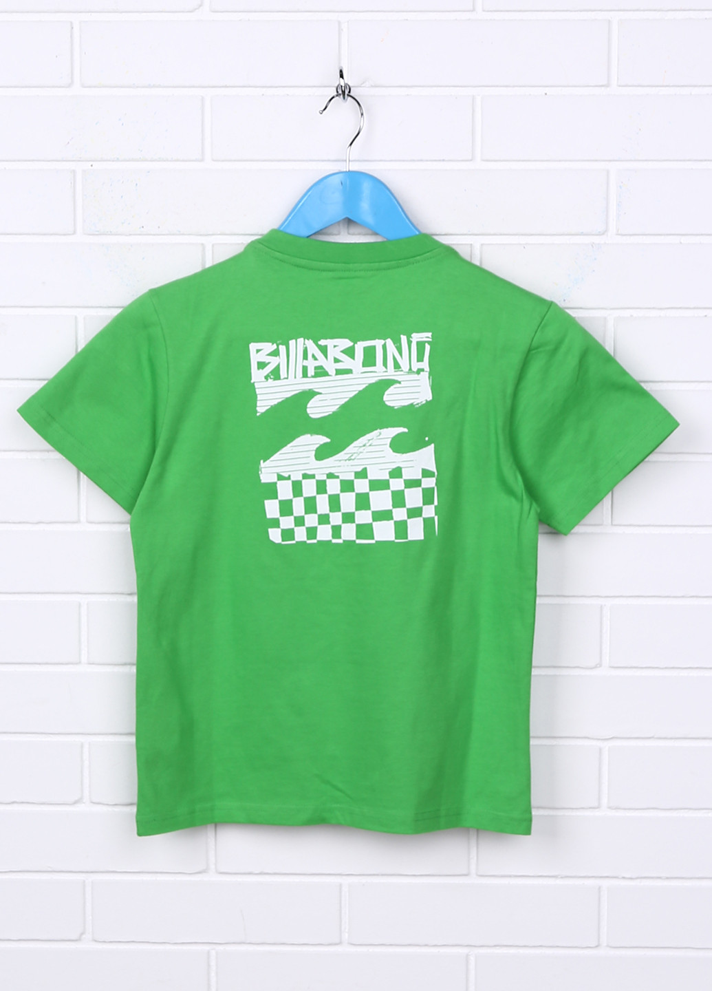 Зеленая летняя футболка с коротким рукавом Billabong