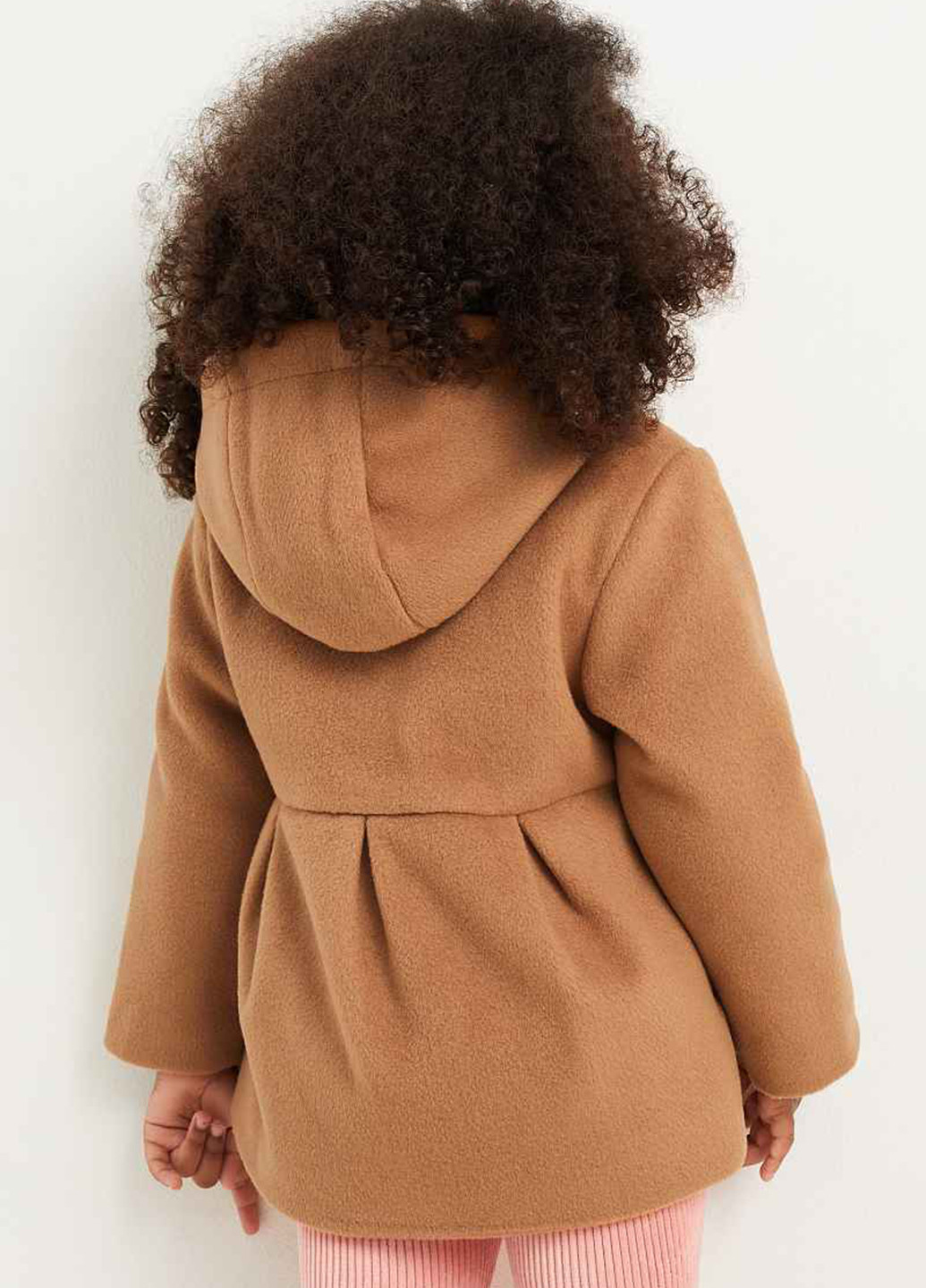 Коричневое демисезонное Пальто двубортное C&A