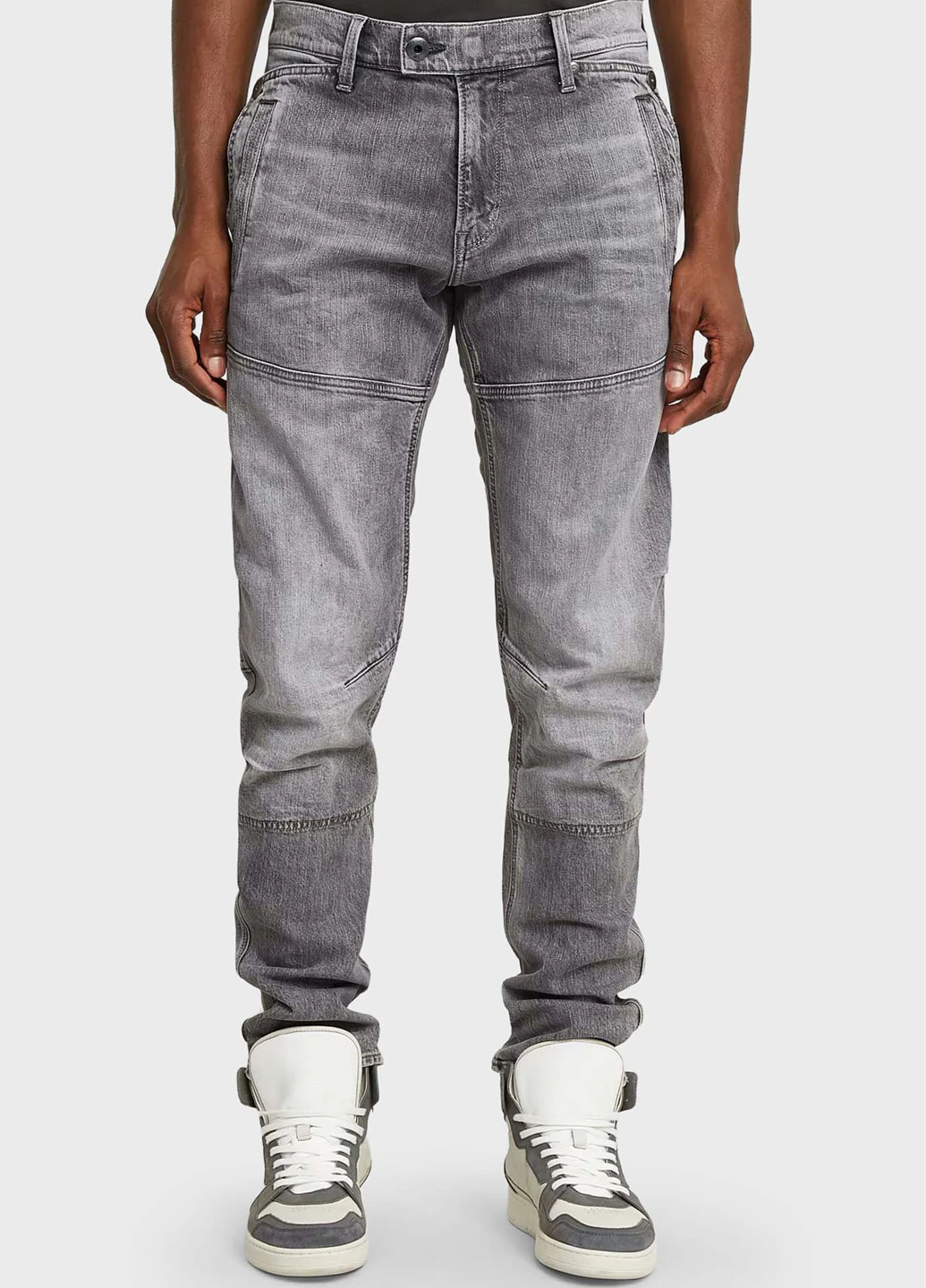 Серые демисезонные джинсы G-Star Raw