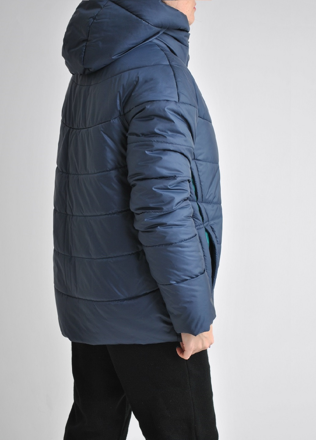 Темно-синяя демисезонная куртка Fashion Club