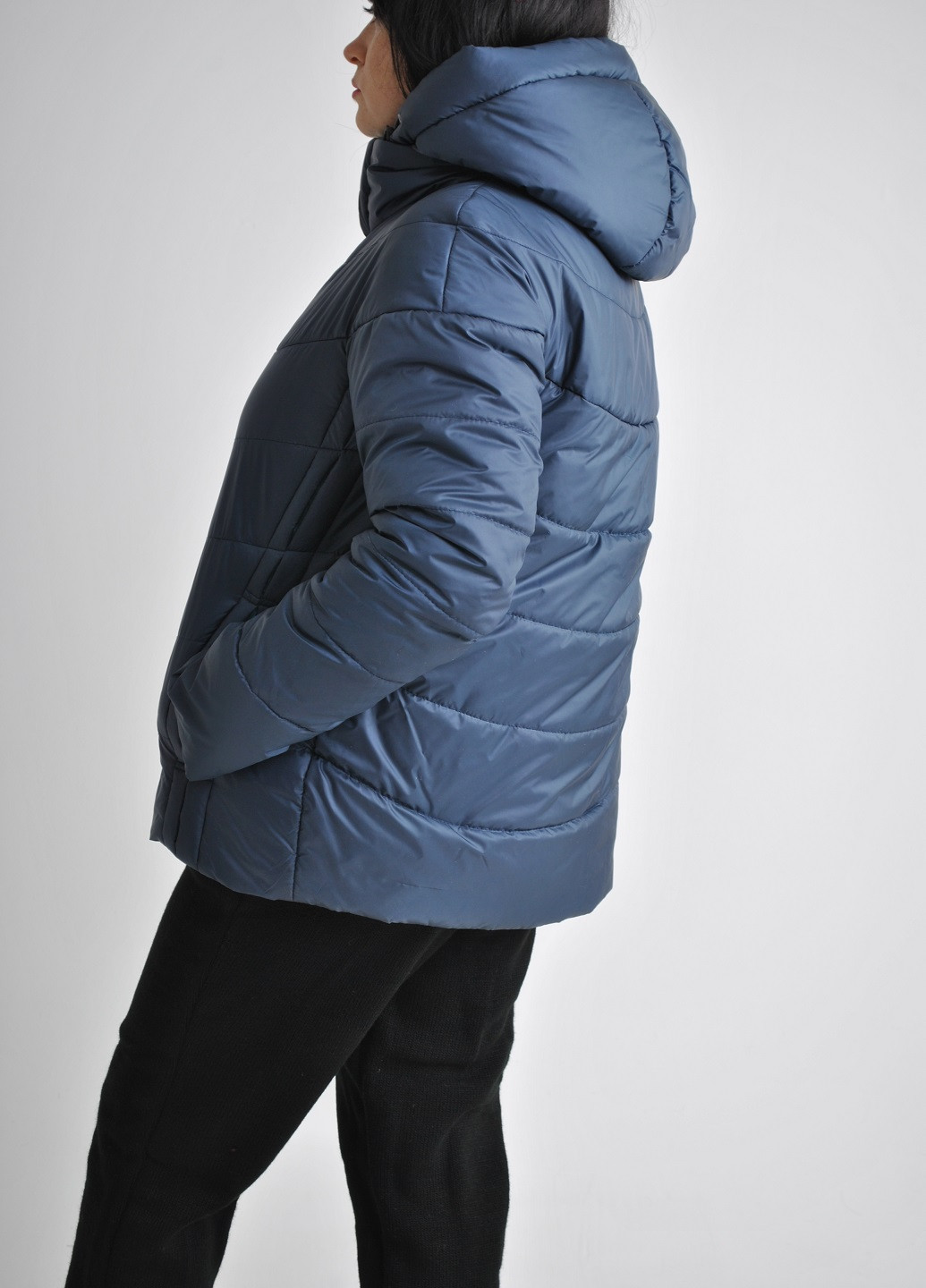 Темно-синяя демисезонная куртка Fashion Club