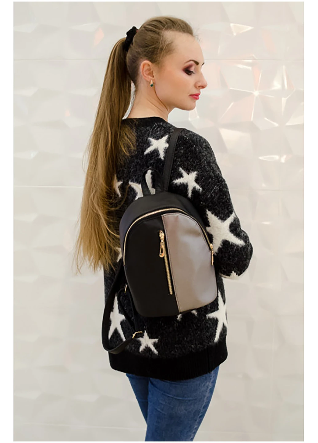 Женский рюкзак 24х19х10 см Sambag (252155088)