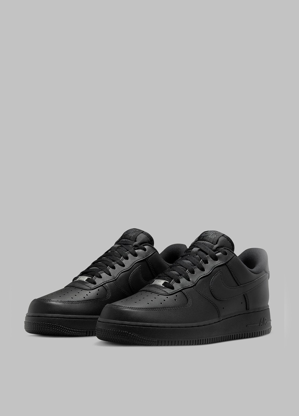 Черные демисезонные кроссовки fd1146-001_2024 Nike AIR FORCE 1 07 FLYEASE