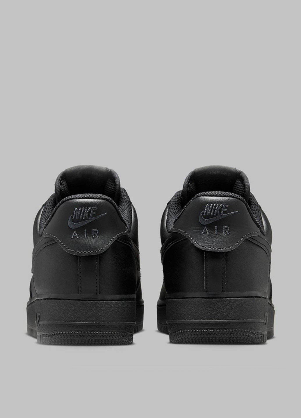 Черные демисезонные кроссовки fd1146-001_2024 Nike AIR FORCE 1 07 FLYEASE