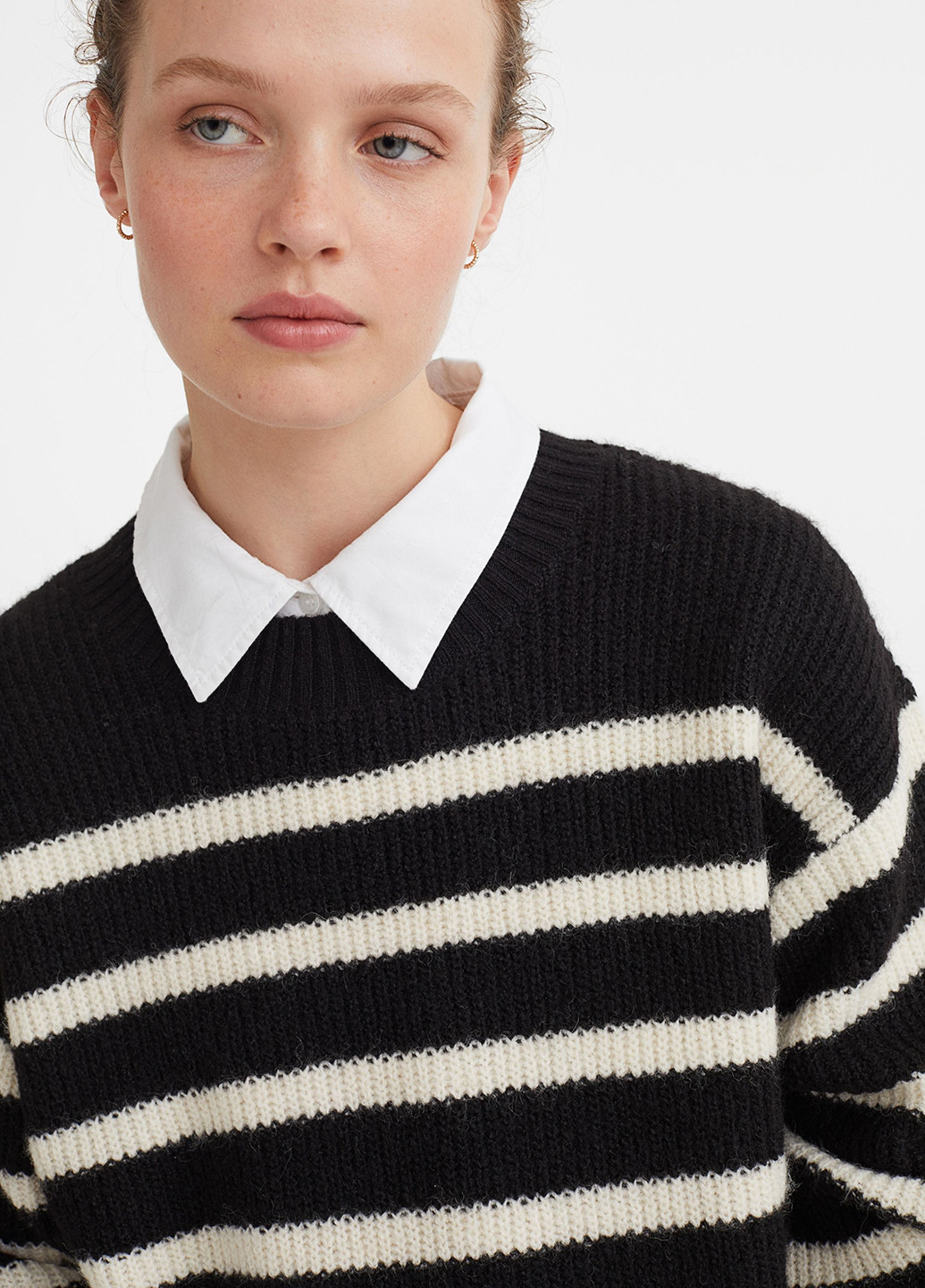 Чорно-білий демісезонний джемпер джемпер H&M