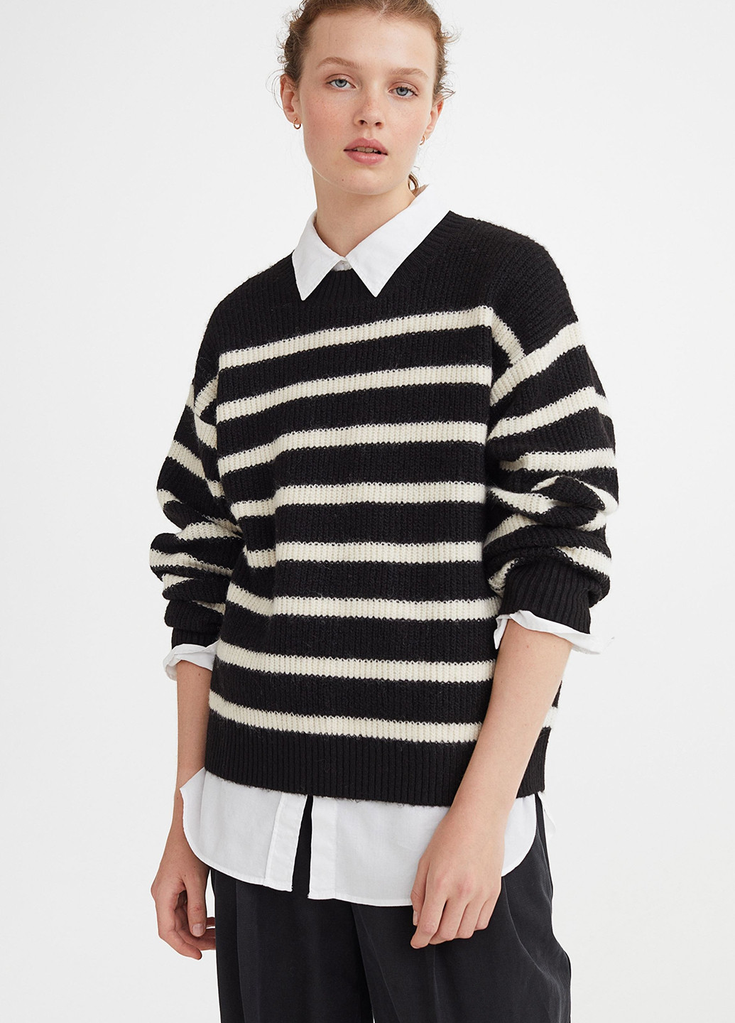 Чорно-білий демісезонний джемпер джемпер H&M