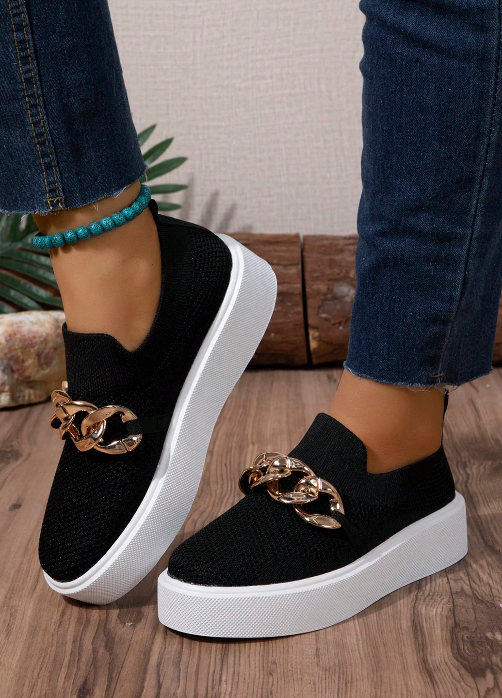 Черные кеды SHEIN
