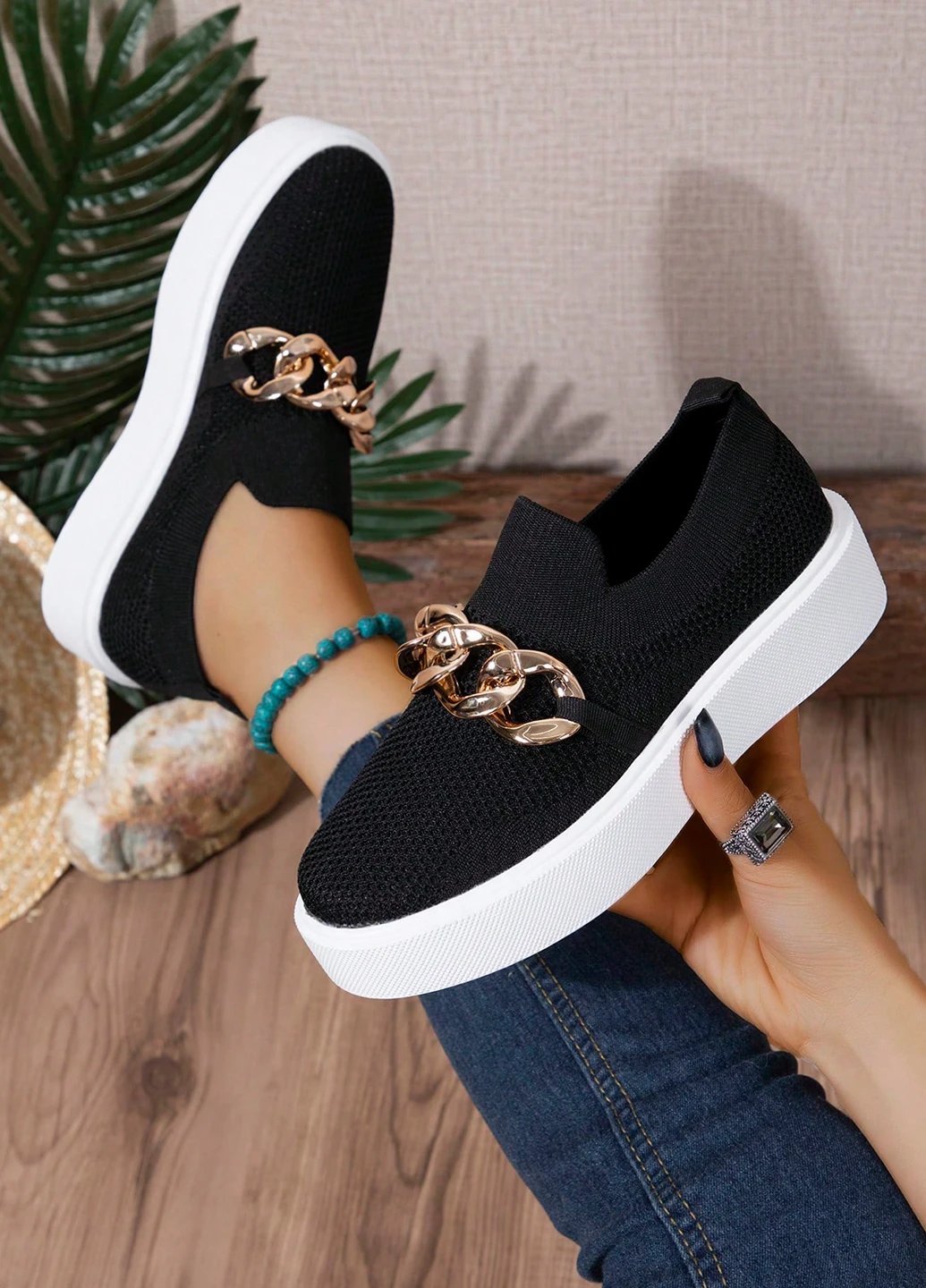 Черные кеды SHEIN