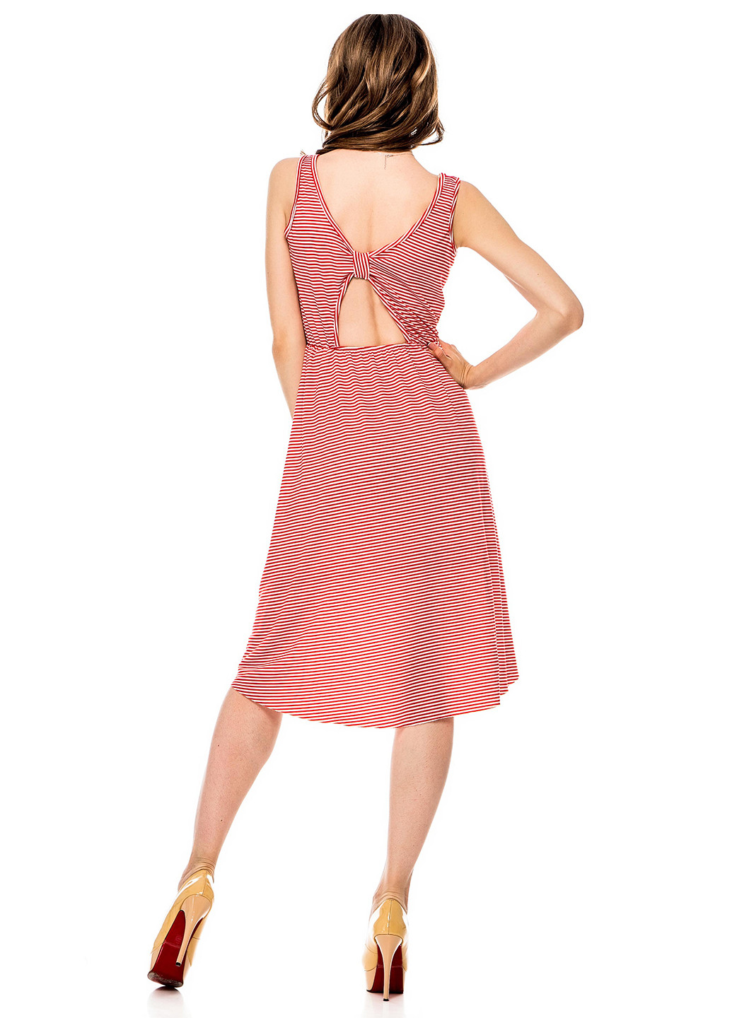 Красное кэжуал платье Issa