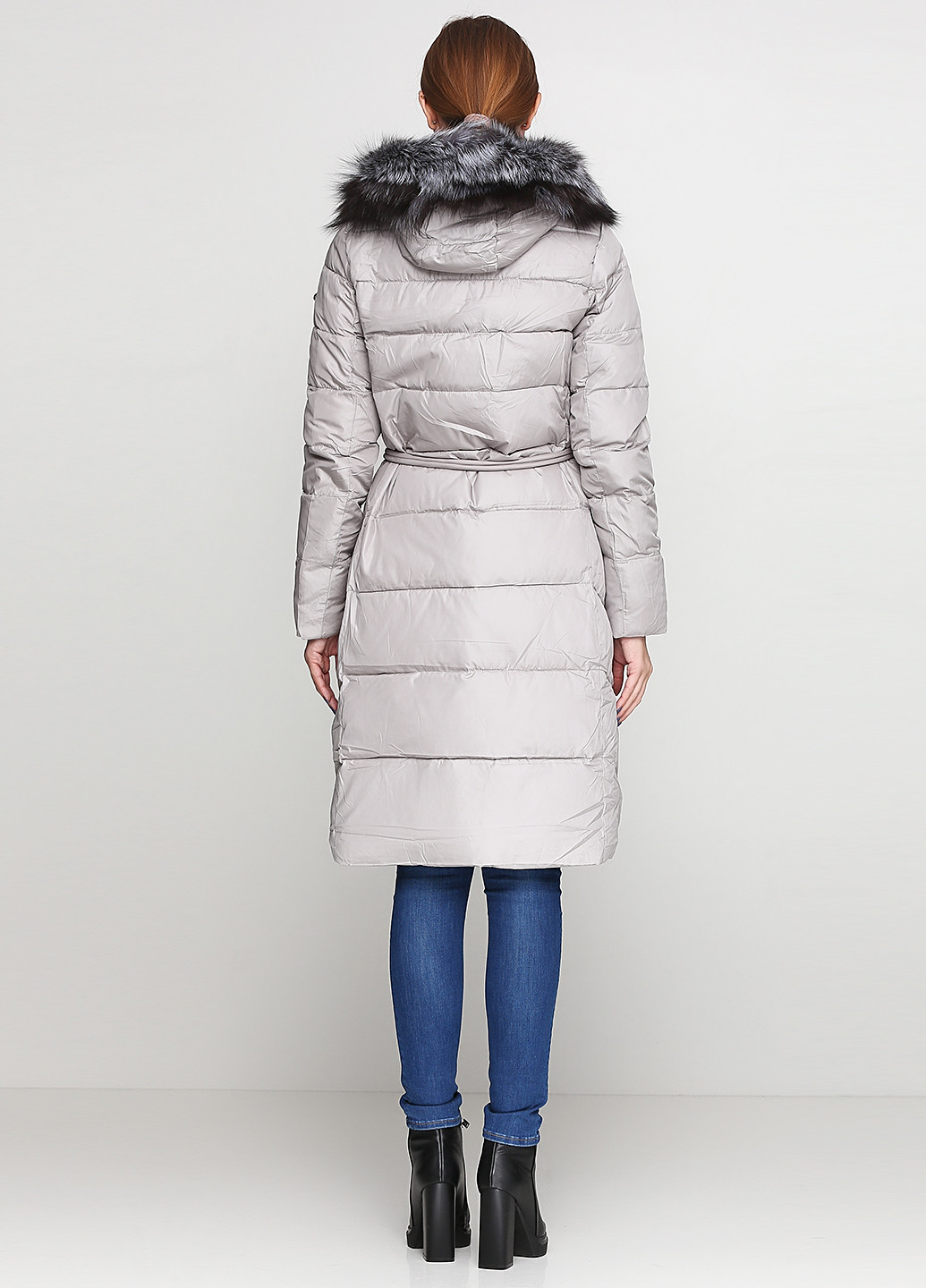 Светло-серая демисезонная куртка Olanmear