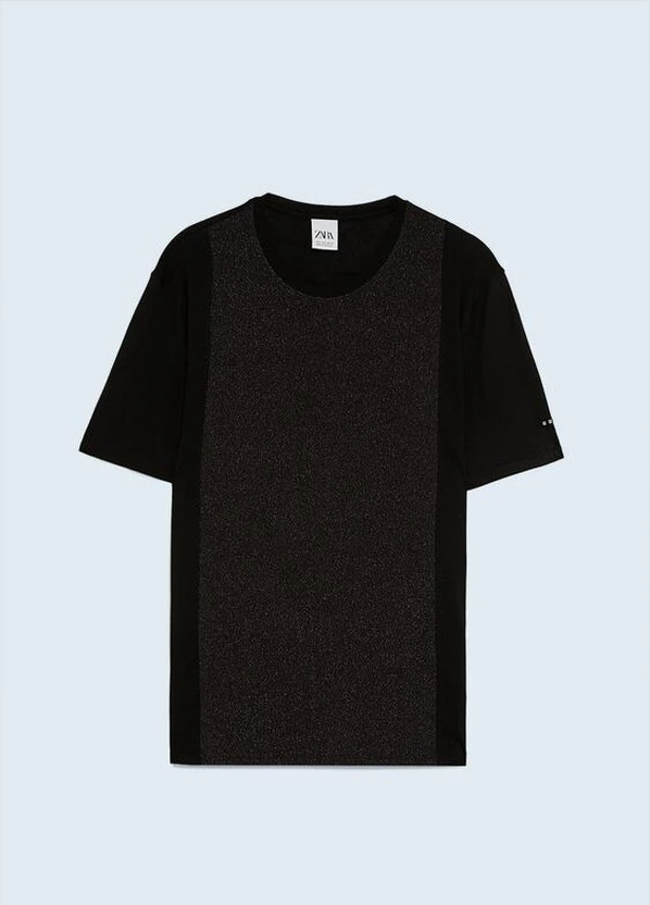 Чорна футболка Zara