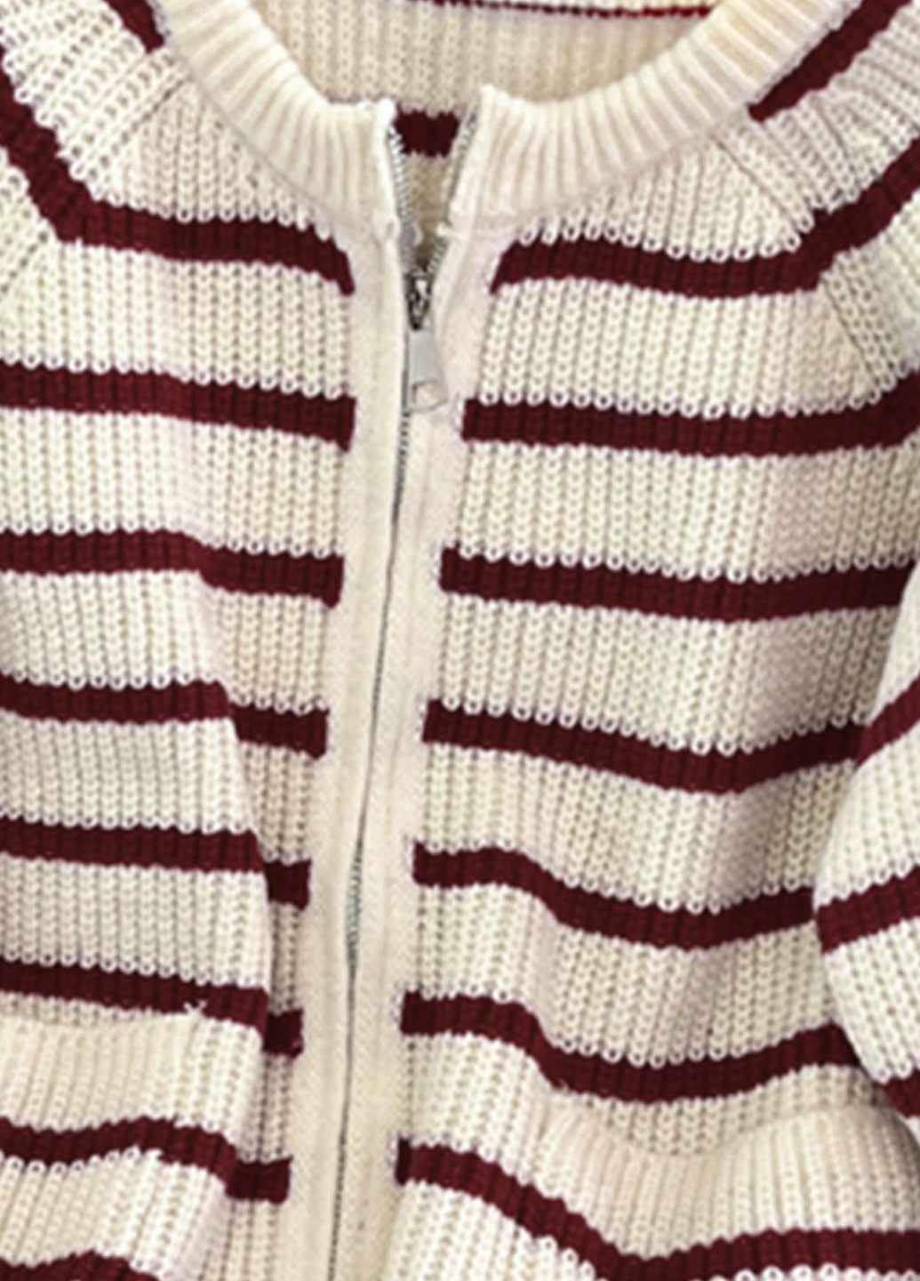 Бордовый демисезонный кардиган SHEIN