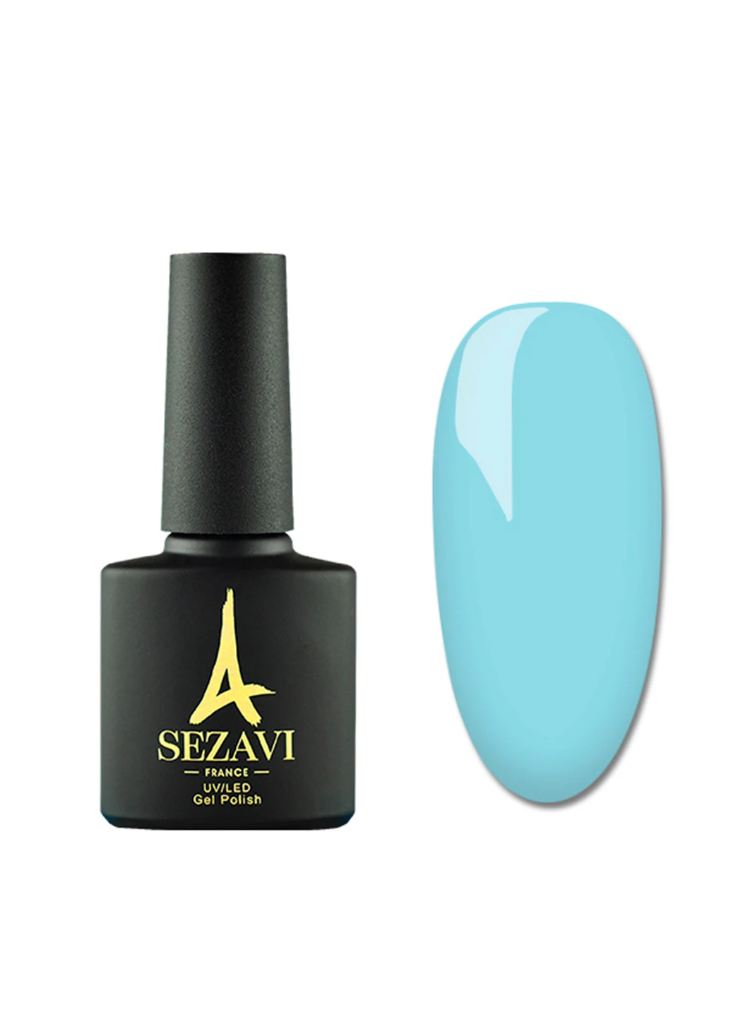 ГЕЛЬ-ЛАК Bleu №BL30 (синьо-блакитний, емаль), 8мл SEZAVI (215312933)