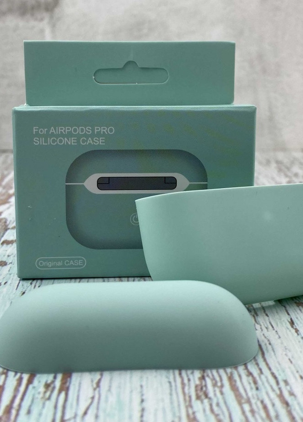 Силіконовий Чохол Для Навушників AirPods Pro Turquoise No Brand (254025442)