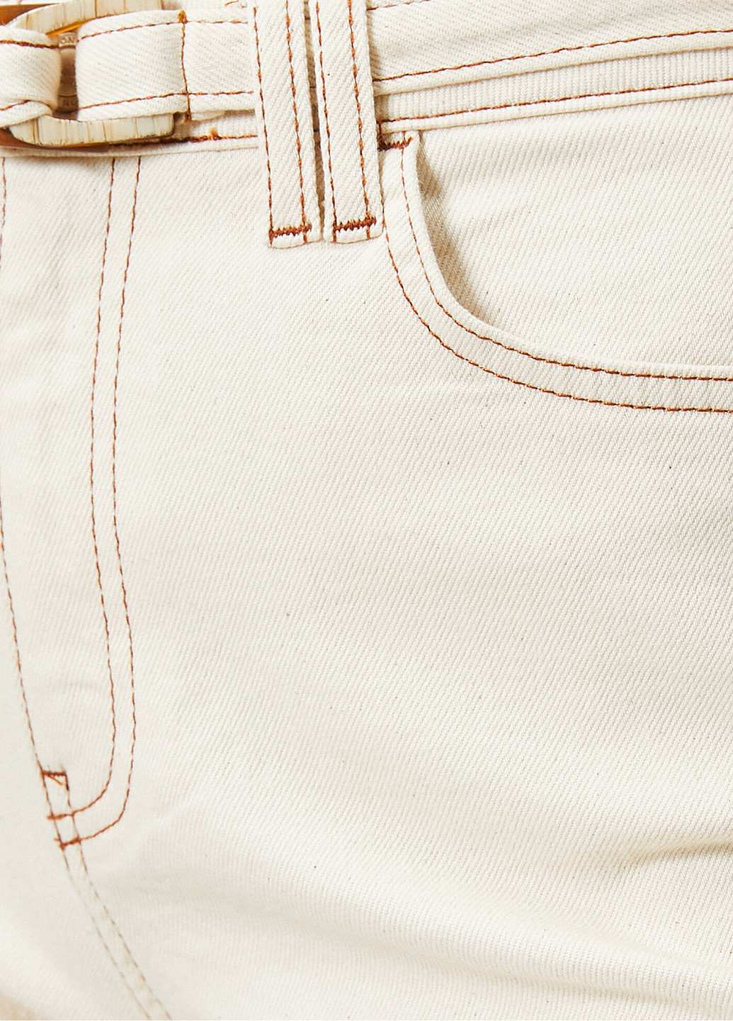Шорти KOTON чиноси однотонні білі джинсові бавовна