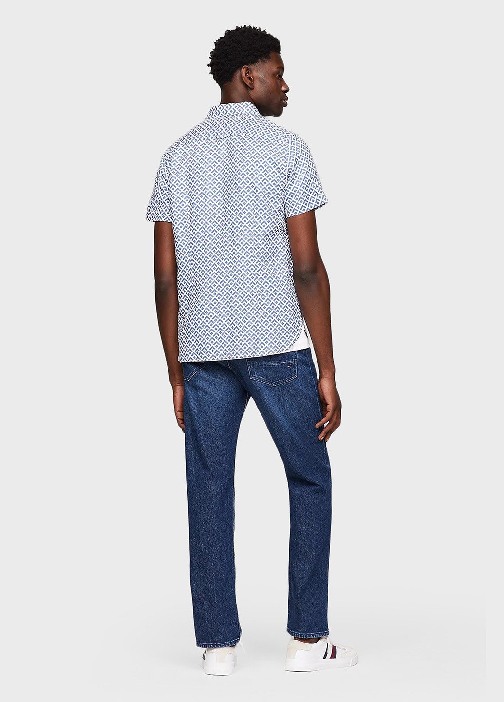 Цветная кэжуал рубашка с геометрическим узором Tommy Hilfiger